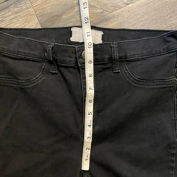 Free People Skinny Ankle Black super soft Jeans Size 28” 29”. see measurements - Picture 10 of 11